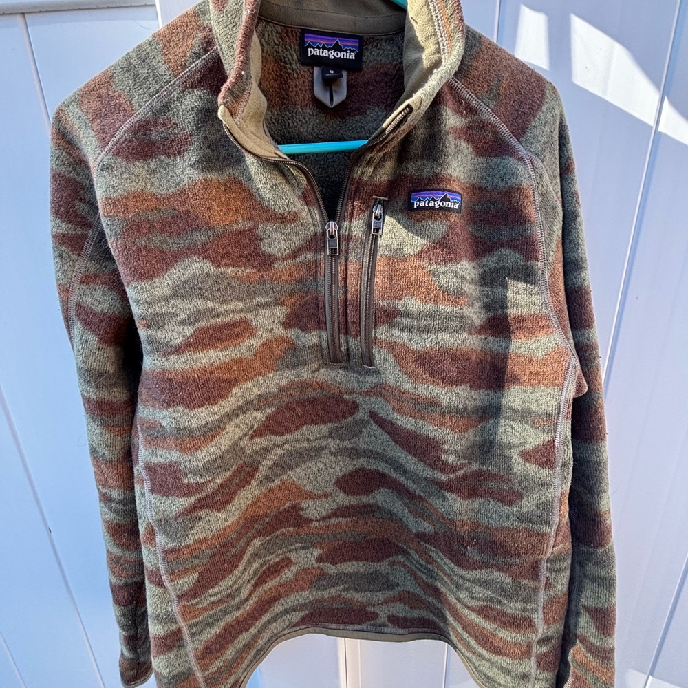 Patagonia Camo 1/3 Zip Pullover